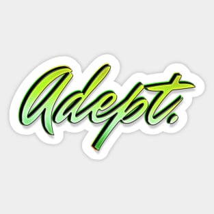 Adept Luck of the Irish Sticker